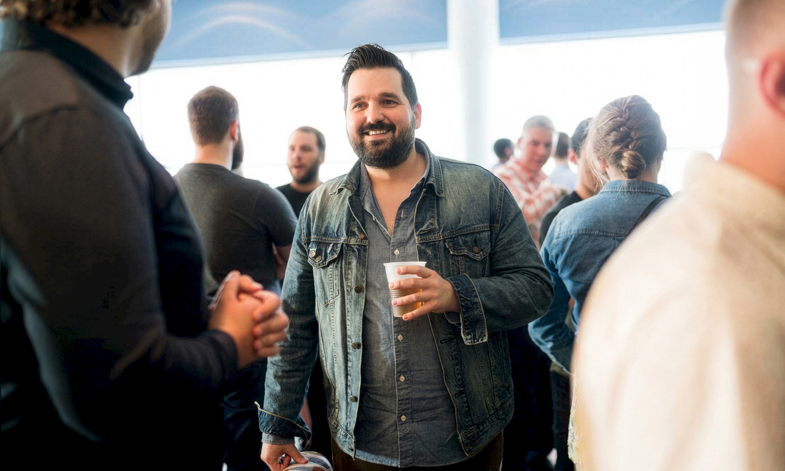 2016 Speaker: Mikey Burton, during social hour